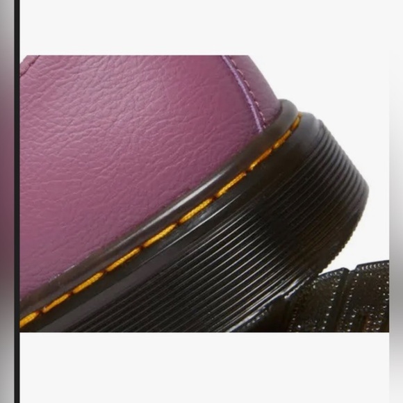 Dr. Martens purple Zavala Lo Oxford lace up low platforms size 9 brand new - Picture 4 of 8